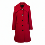 James Lakeland Dark Red Winter Coat UK 12