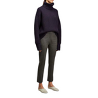 Joseph Zoom Dove Grey Flannel Stretch Trousers UK 10