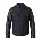 The Kooples Mens Slim Fit Blue Denim Jacket UK 38