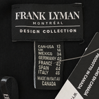Frank Lyman Black & Yellow Palm Leaf Dress UK 14