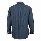 Lauren Ralph Lauren Blue Striped Linen Shirt UK 12/14