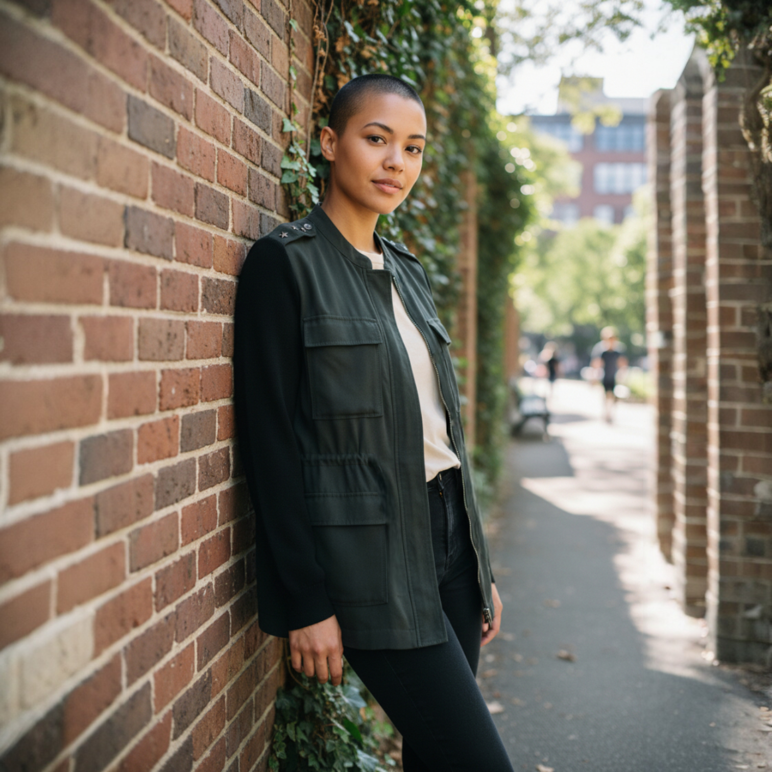 Mint Velvet Black Utility Long Sleeve Shirt Jacket UK 14