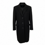 Miranda Dunn Black 3/4 Length Winter Coat UK 18