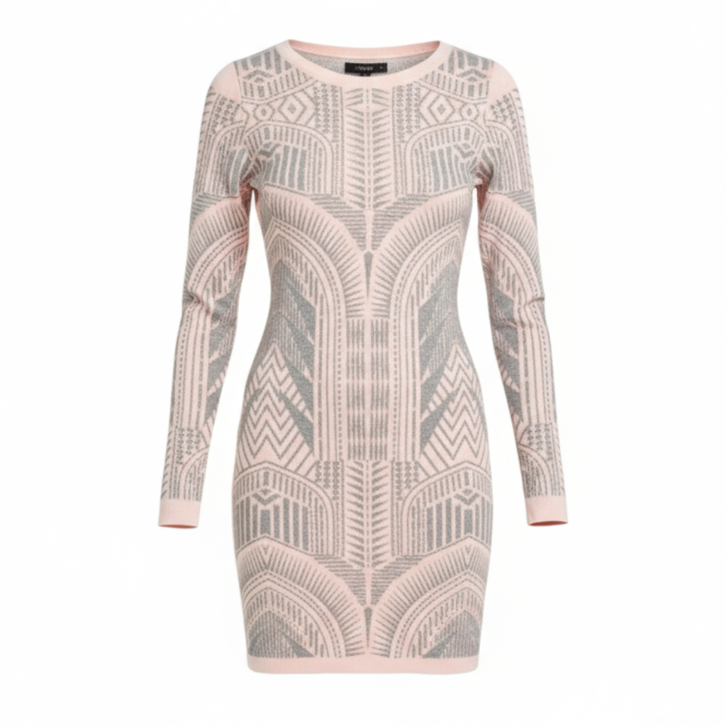Miss Selfridge Blush Pink Beaded Dress UK 12/14
