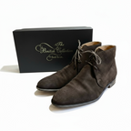Cheaney Paul Smith British Collection Brown Suede Brogue Boots UK 9