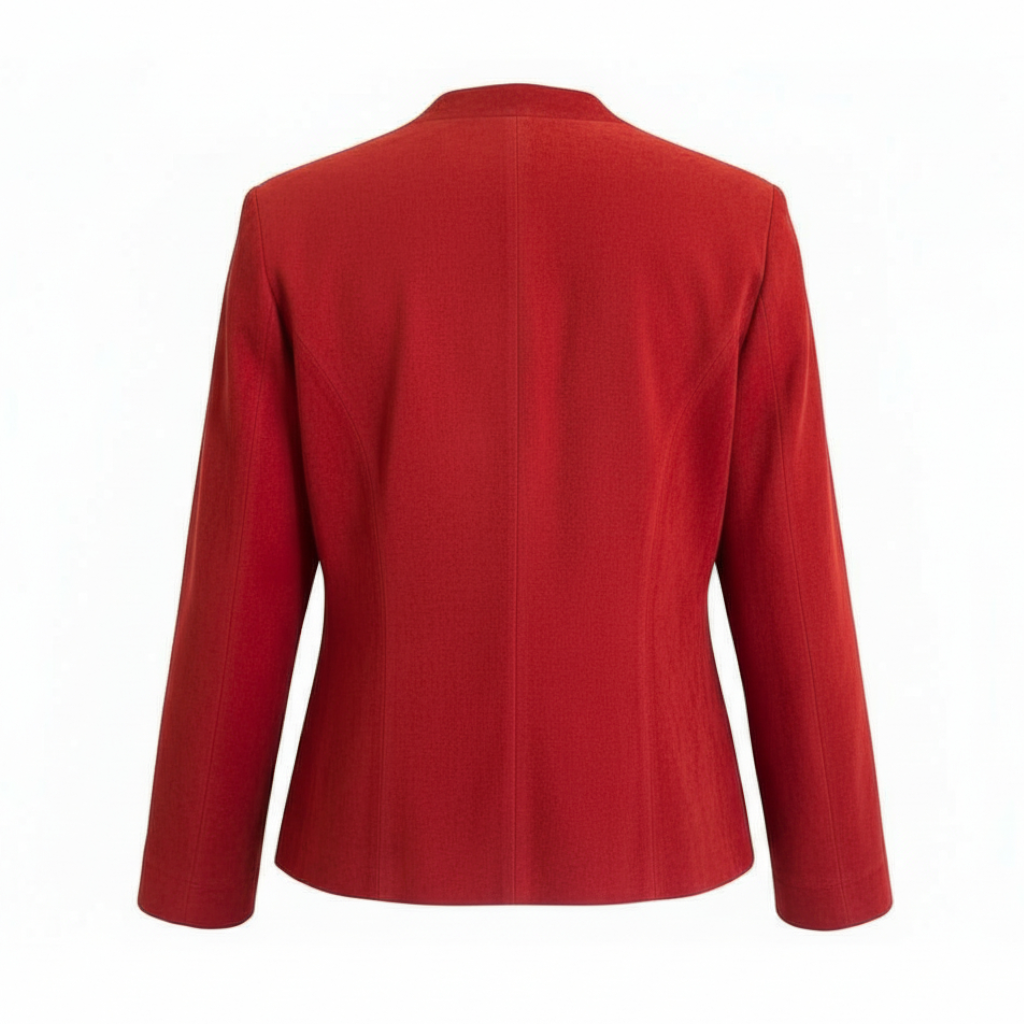 Giancarlo Piazza Roma Italian Vintage Buttersoft Red Suede Jacket UK 14