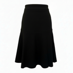 Planet Black Textured Flared Skirt UK 12