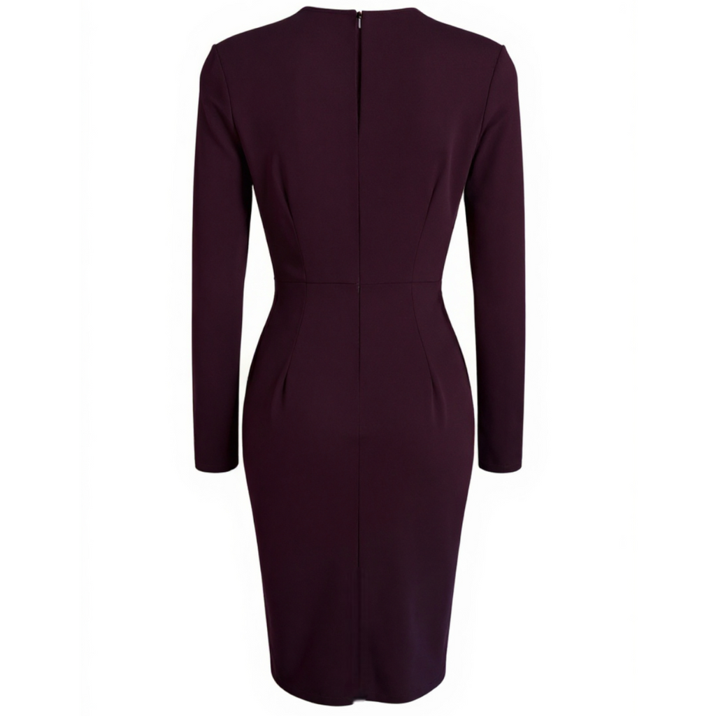 M&S Collection Purple Long Sleeve Dress UK 6