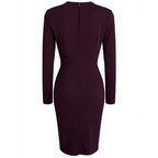 M&S Collection Purple Long Sleeve Dress UK 6