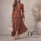 Diane Von Furstenberg Rare Vintage Silk Wrap Dress UK 8/10