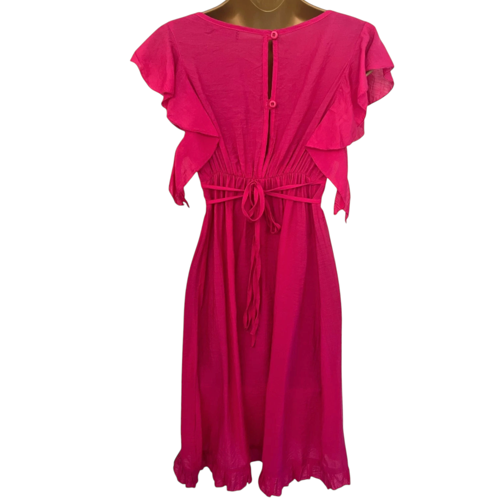 Joe Browns Pink Shimmer Cotton Dress UK 8