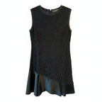 Sportmax Code Black Lace & Satin Dress UK 10