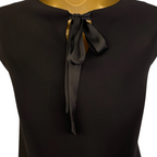 Dorothy Perkins Black Gem Neckline Dress UK 10