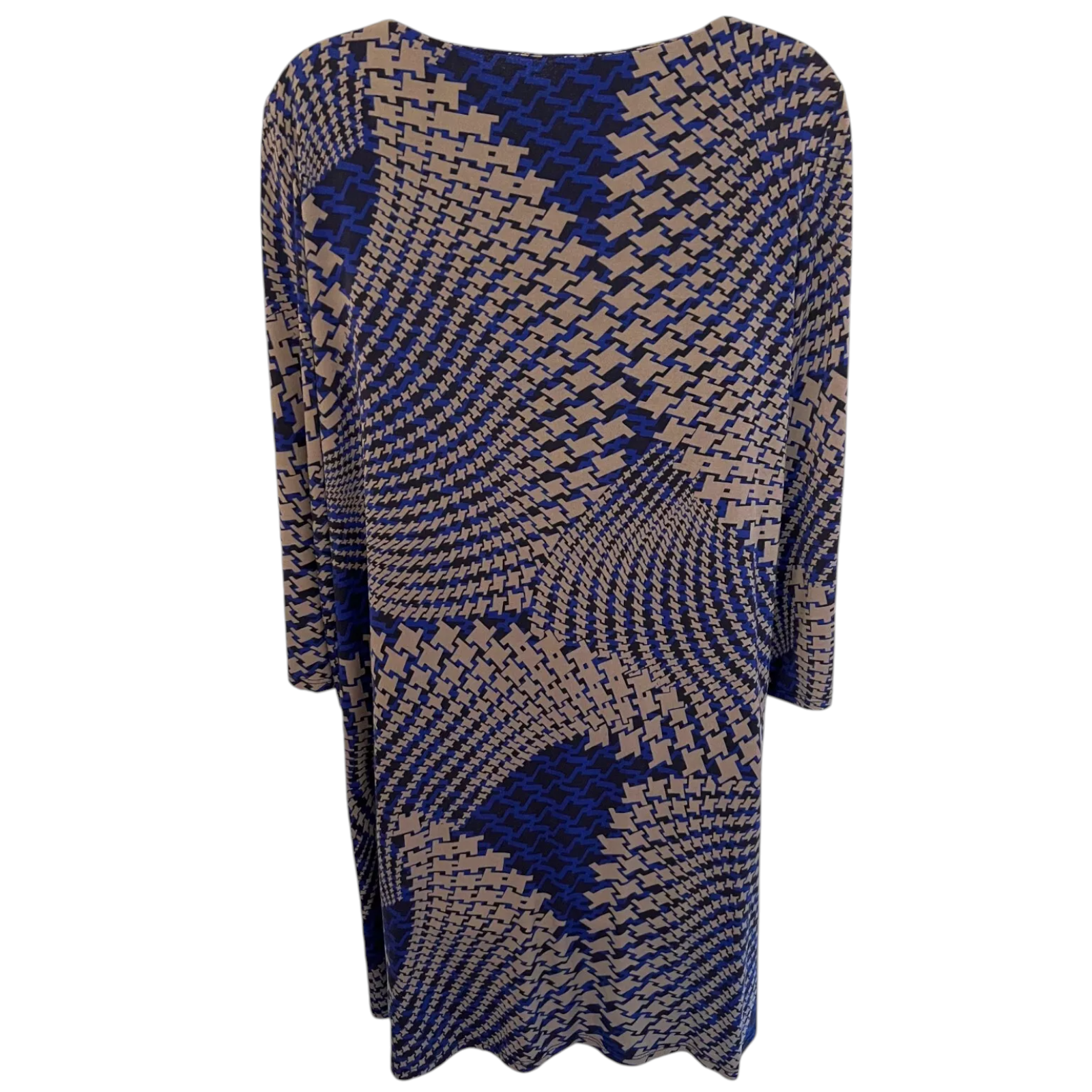 Windsmoor Blue Black & Grey Dress UK 12/14