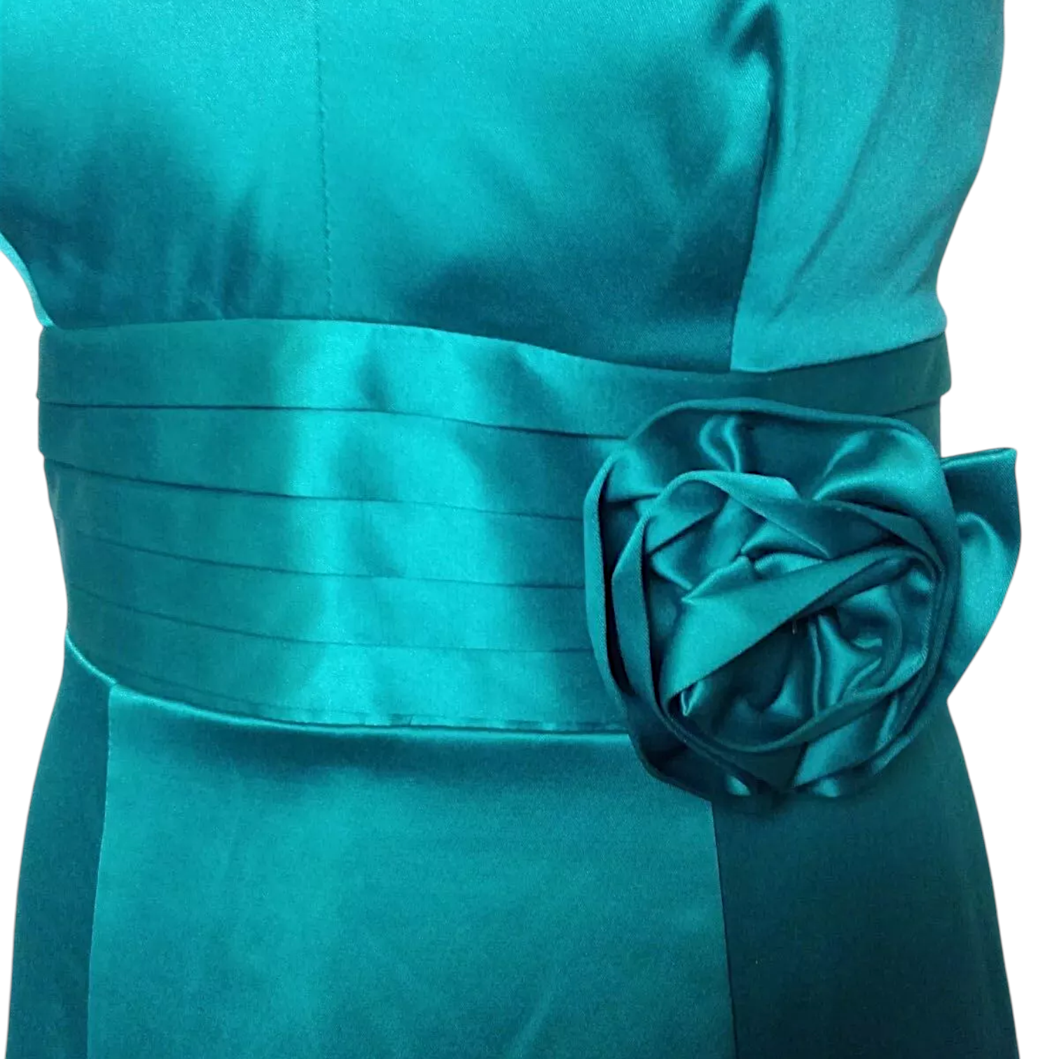 Red Herring Jade Green Satin Halter Neck Dress UK 10