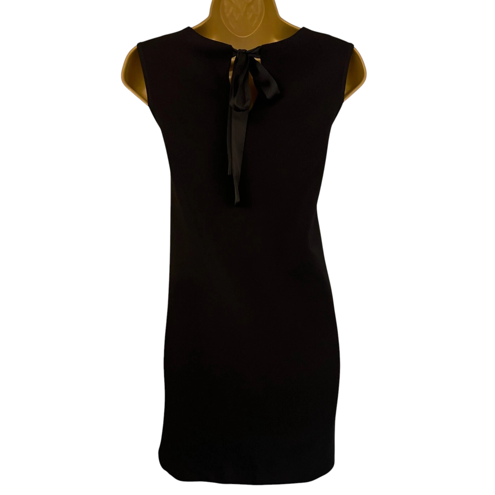 Dorothy Perkins Black Gem Neckline Dress UK 10