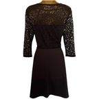 Dorothy Perkins Black Lace Dress UK 10