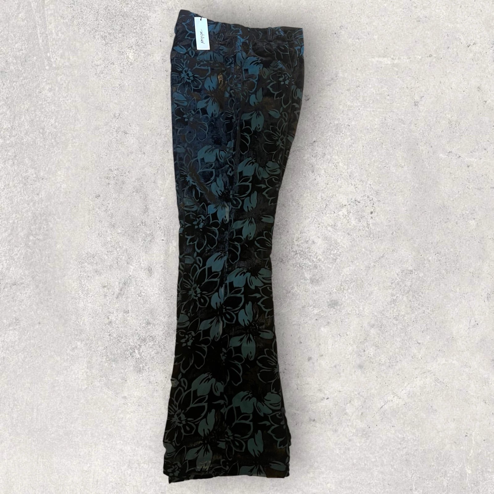 Nasty Gal Green Floral Devore Tailored Trouser Suit UK 6