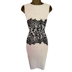 Joseph Ribkoff Black &  White Pencil Dress UK 8
