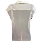 Hobbs Cream & Black Floral Sleeveless UK 10