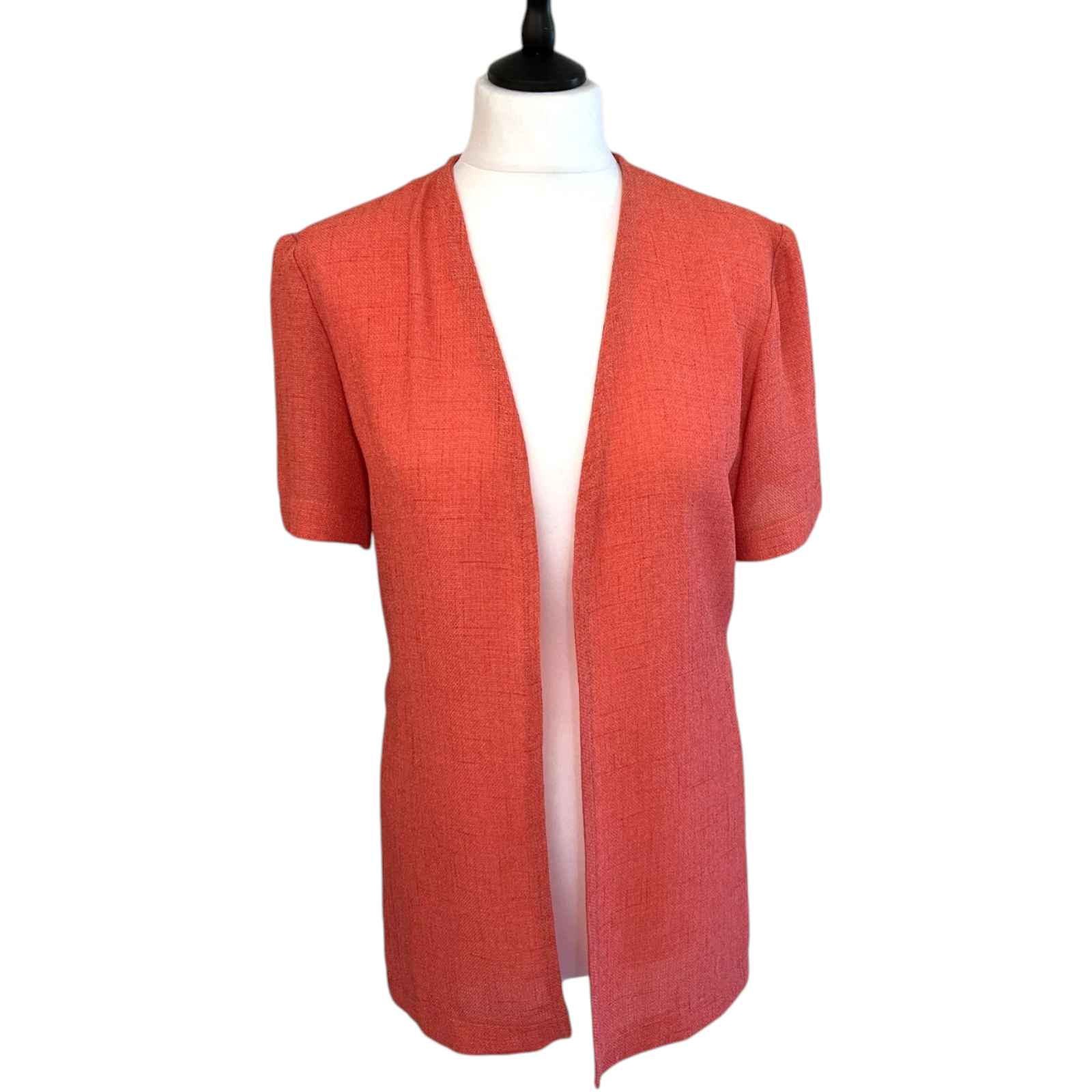 Joseph Ribkoff Vintage Tangerine Waistcoat UK 10