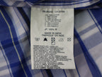 Diesel Men's Blue Check Plaid Shirt Size L