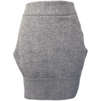 F&F Couture Catwalk Collection Grey Herringbone Skirt UK 12