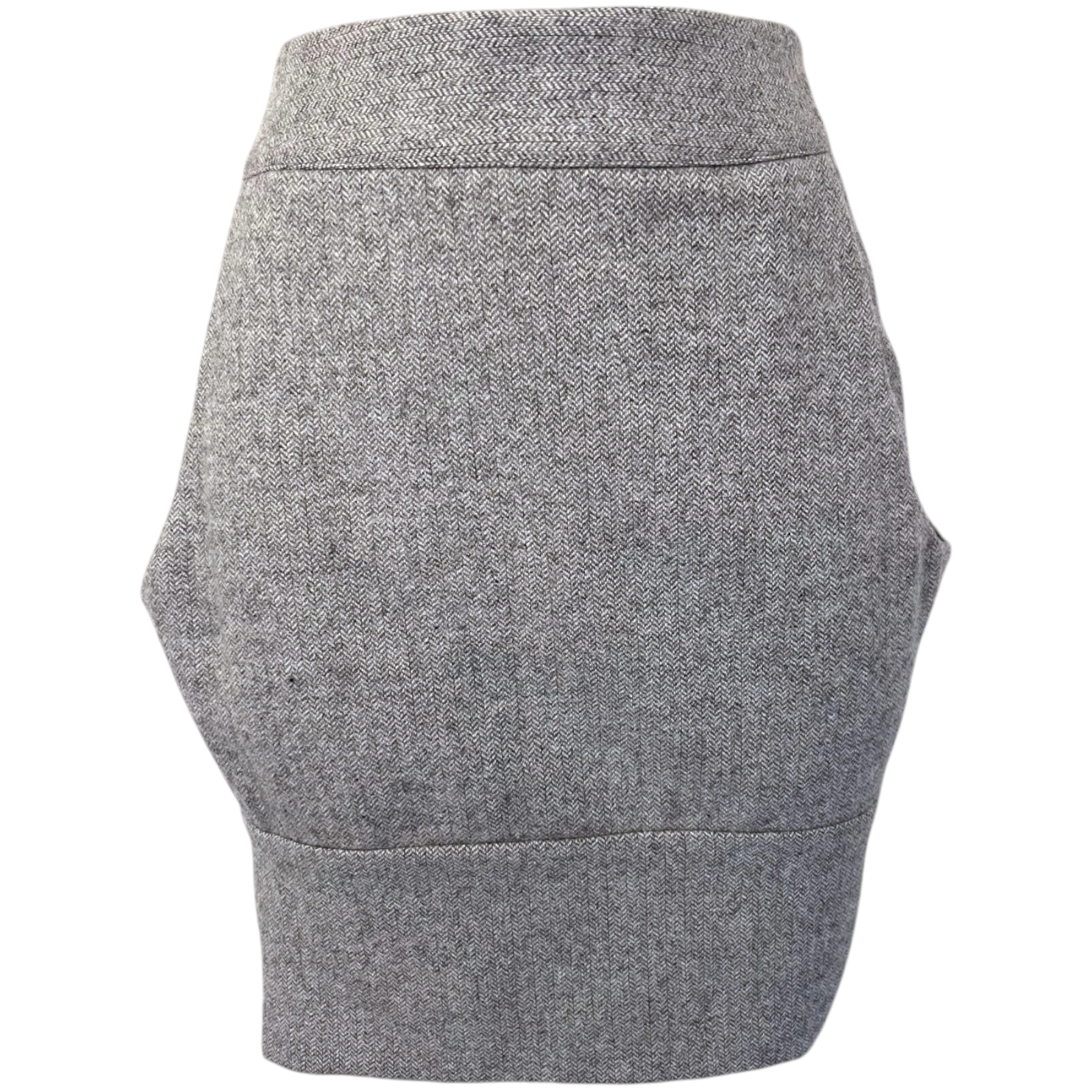 F&F Couture Catwalk Collection Grey Herringbone Skirt UK 12