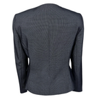 Hobbs Navy Pin Dot Open Wool Jacket UK 12