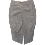 F&F Couture Catwalk Collection Grey Herringbone Skirt UK 12