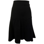 Planet Black Textured Flared Skirt UK 12