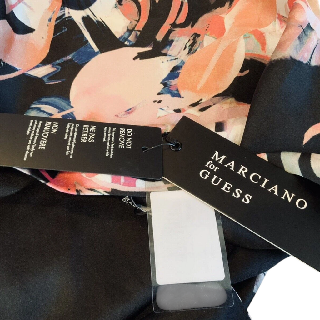 Guess by Marciano One Shoulder Silky Floral Bodysuit UK 16