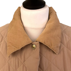 Marks & Spencer Neutral Beige Quilted Jacket  UK 10