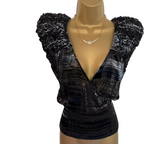 F&F Couture Only Ever Designer Collection Black Top UK 10
