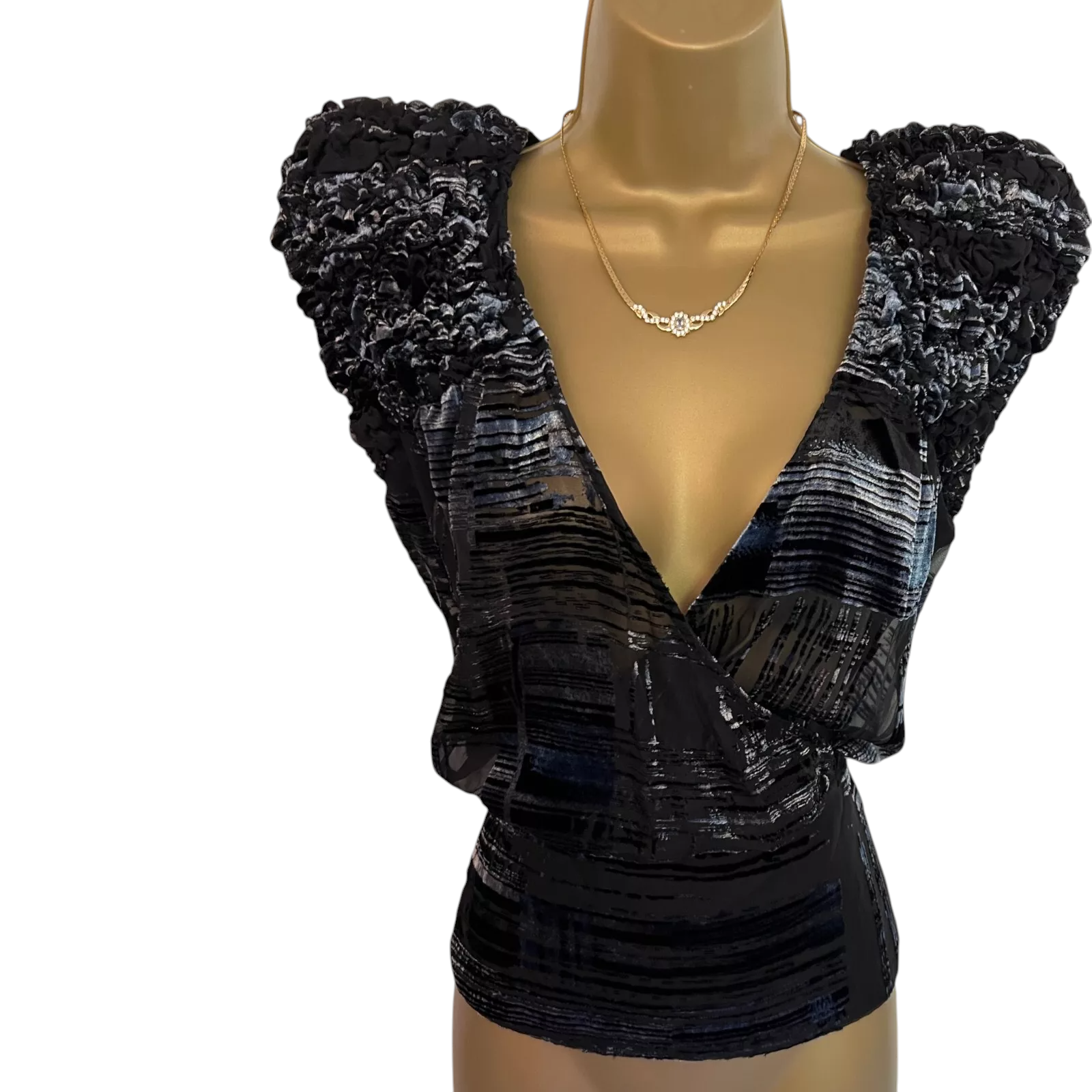 F&F Couture Only Ever Designer Collection Black Top UK 10