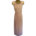 Miss Selfridge Blush Pleated Sequin Dress UK 8
