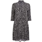 Dorothy Perkins Black White Floral Dress UK 12