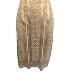 Jovani Gold Silk Beaded 2 Piece Occasion Outfit UK 14
