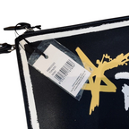Roccobarocco Topazio Black Faux Leather Pouch