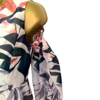 Lost Ink Ivory Floral Cold Shoulder Maxi Dress UK 6