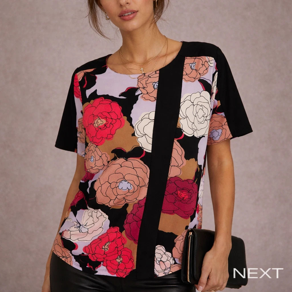 Next Multi Coloured Floral Top UK 10