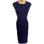 Dorothy Perkins Navy Stretch Dress UK 12