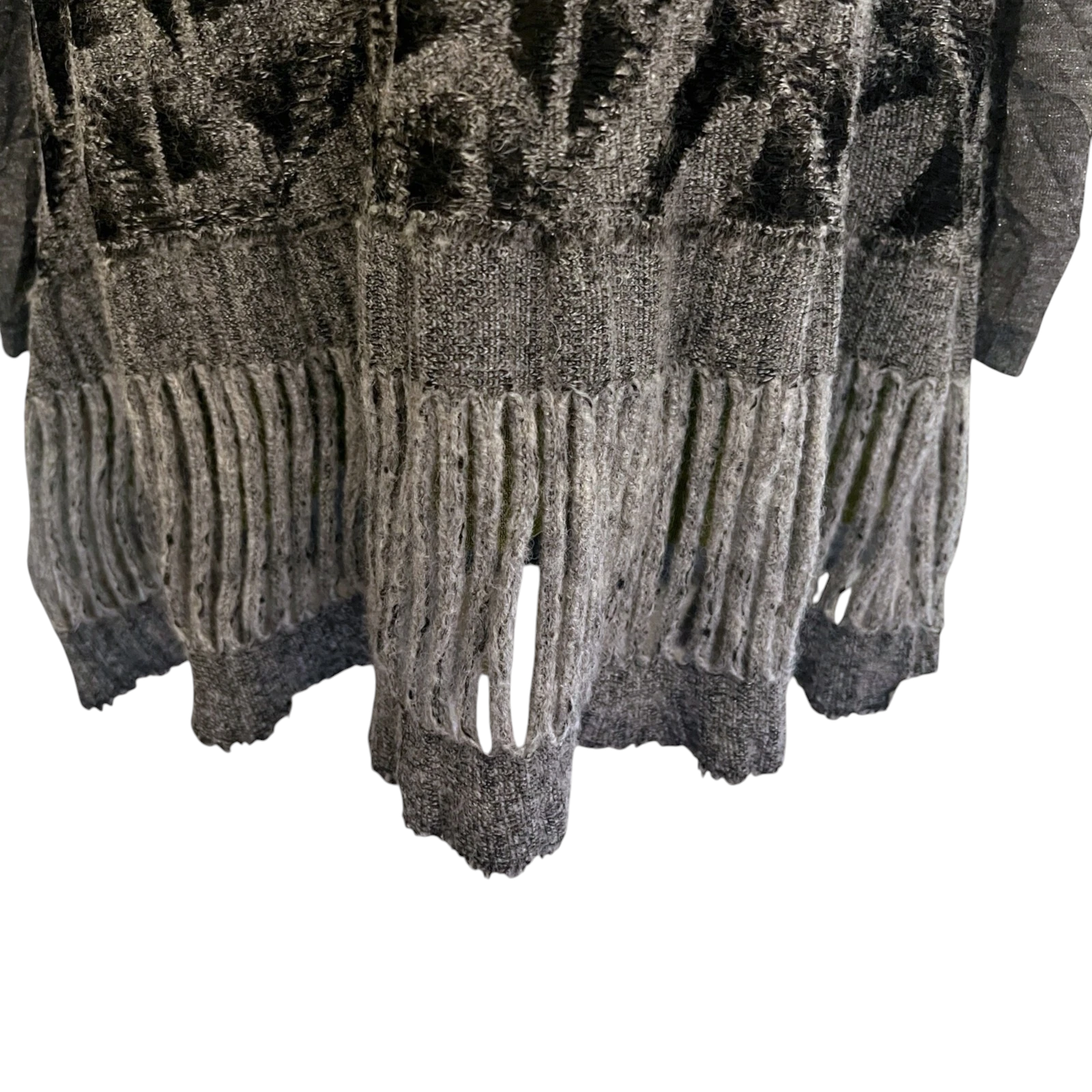 Save The Queen Rare Grey Green Wool Cold Shoulder Mini Dress S UK 8/10