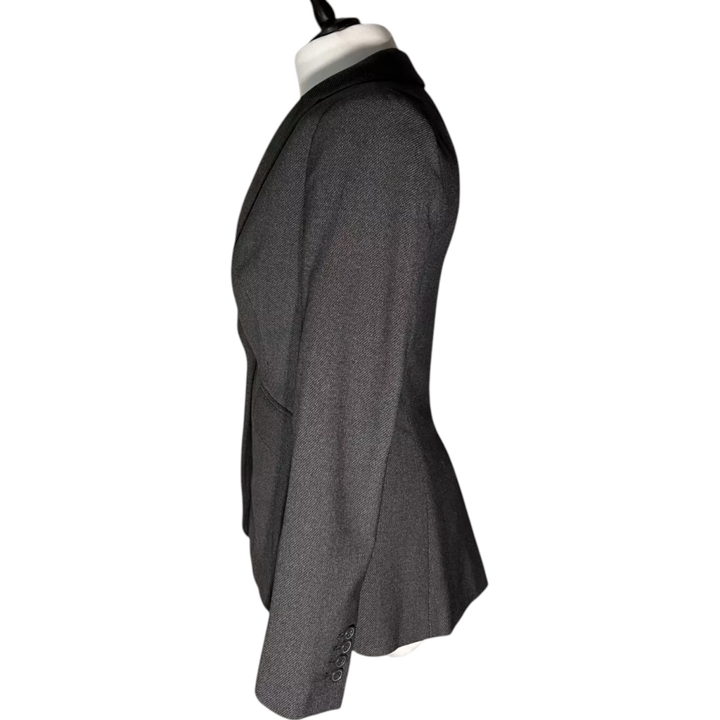 M&S Charcoal Grey Tailored Jacket UK 6