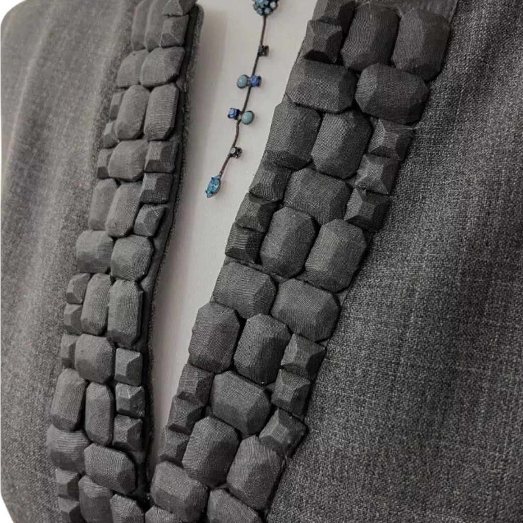Ted Baker Grey Wool Sleeveless Pencil Dress UK 12