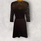 Dorothy Perkins Black Lace Dress UK 10
