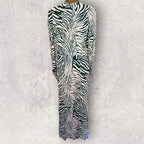 Nasty Gal Green & Cream Zebra Dress UK 4