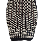 Markus Lupfer Thick Jersey Navy Sequin Bodycon Dress UK 8
