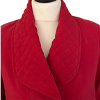 Eastex Heirloom Collection Red Quilted Jacket  UK 12