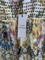 Karen Millen Lydia Multi Coloured Beaded Backless Party Top UK 14